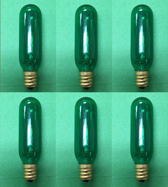 Himalayan Salt Bulb 15W Green 6 Units